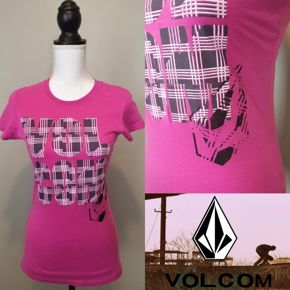 🍍Volcom Purple Logo Tee - Picture 2 of 6